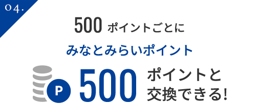 1,000ポイントごとにPO PAYアプリポイント1,000ポイントと交換できる!