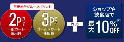 天神イムズクレジットカード 三菱地所グループの各施設で