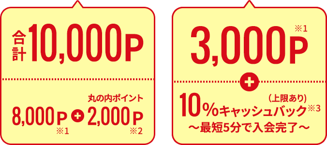 カード発行で3000Pもらえる!